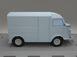 citroen h from 1964 3D मॉडल