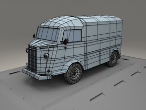citroen h from 1964 3D मॉडल