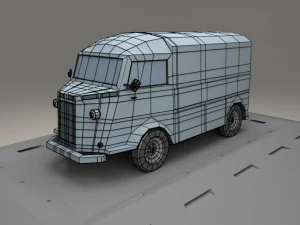 citroen h from 1964 3D Model