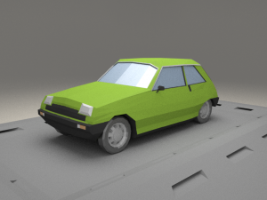renault 5 from 1977 3D Model