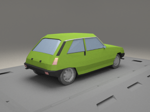 renault 5 from 1977 Model 3D