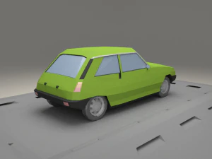 renault 5 from 1977 3D Model