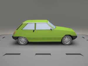 renault 5 from 1977 3D Model
