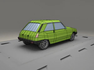 renault 5 from 1977 3D Model