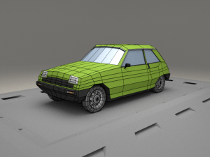renault 5 from 1977 Model 3D