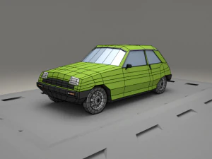 renault 5 from 1977 3D Model