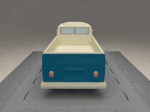 volkswagen transpoter t2 from 1966 3Dモデル