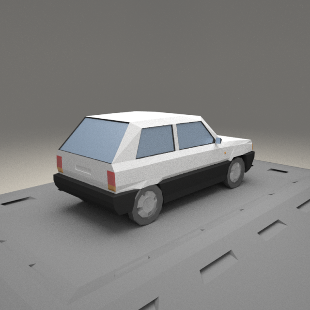 fiat panda from 1980 Modello 3D in Auto Compatte 3DExport