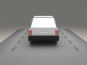 fiat panda from 1980 3D 모델