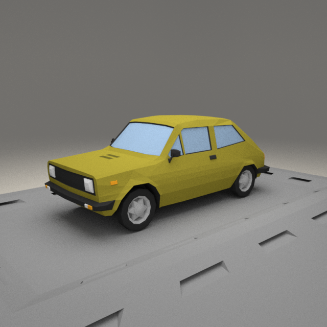 fiat 127 a from 1971 3D Модель .c4d .max .obj .3ds .fbx .stl .blend 