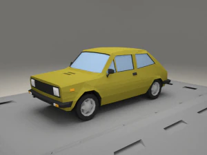 Fiat 127a de 1971 Modelo 3D