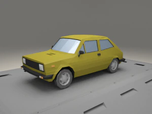 fiat 127 a from 1971 3D Model