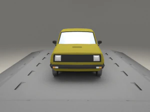 fiat 127 a from 1971 3D Model