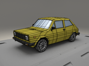 fiat 127 a from 1971 3D Модель