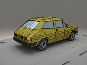 fiat 127 a from 1971 3D Модель