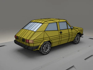 fiat 127 a from 1971 3D Model