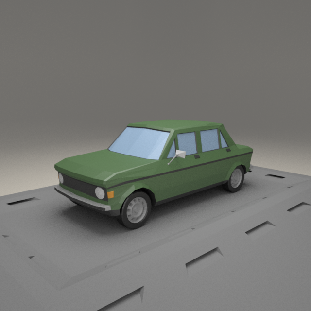 fiat 128 4door from 1969 3D Model in Classic Cars 3DExport