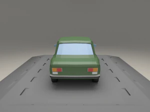 fiat 128 4door from 1969 3D Model