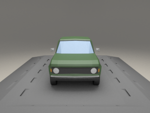 fiat 128 4door from 1969 Model 3D