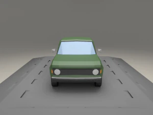 fiat 128 4door from 1969 3D Model