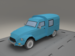 citroen acadiane from 1985 3D Model