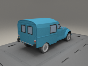 citroen acadiane from 1985 Modèle 3D