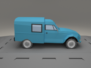 citroen acadiane from 1985 Modèle 3D