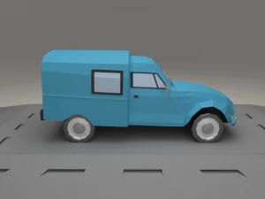 citroen acadiane from 1985 3D Model