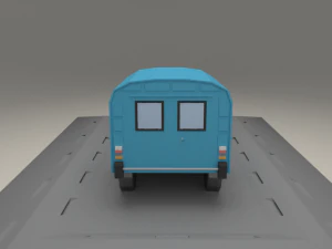 citroen acadiane from 1985 3D Model