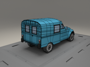 citroen acadiane from 1985 Modèle 3D