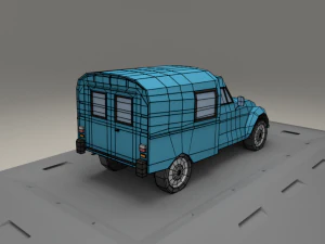 citroen acadiane from 1985 3D Model