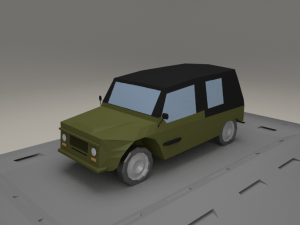citroen mihari from 1969 3D Model