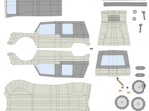 citroen mihari from 1969 3D Model
