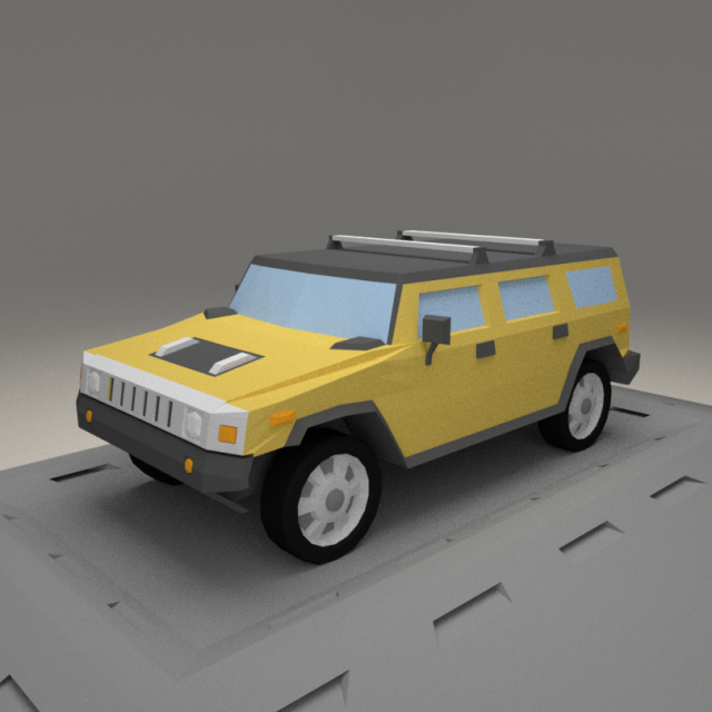 hummer h2 from 2003 Modelo 3D .c4d .max .obj .3ds .fbx .stl .blend 