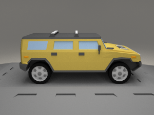 hummer h2 from 2003 Modelo 3D
