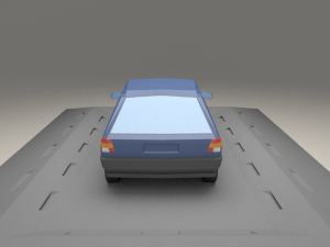 ford e fiesta 3door from 1990 Modello 3D