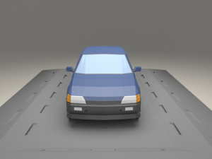 ford e fiesta 3door from 1990 Modello 3D
