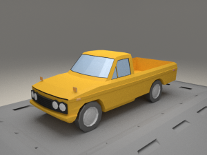 toyota hilux from 1968 3D Model