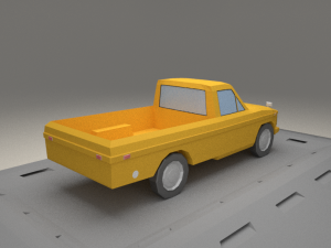 toyota hilux from 1968 3D Model