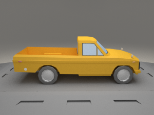 toyota hilux from 1968 3D Model
