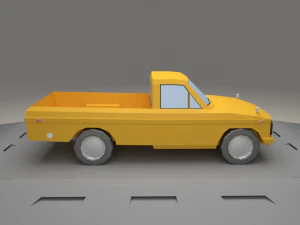 toyota hilux from 1968 3D Model