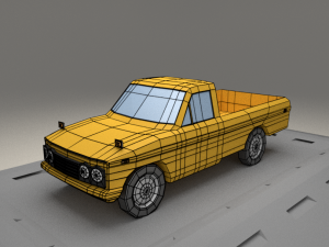 toyota hilux from 1968 3D Model
