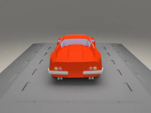 ferrari dino 206 gt from 1968 3D Model