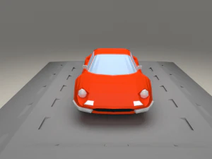 ferrari dino 206 gt from 1968 3D Model