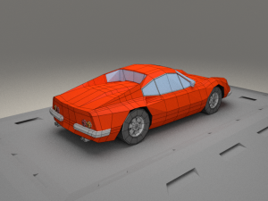 ferrari dino 206 gt from 1968 3D 모델