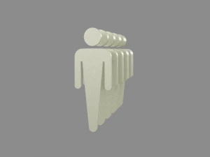 wc symbol 3D Print Model
