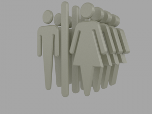 wc symbol 3D Print Model