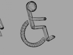 wc symbol 3D Print Model