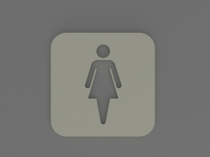 wc pictogram 3D Print Model