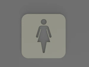 wc pictogram 3D Print Model